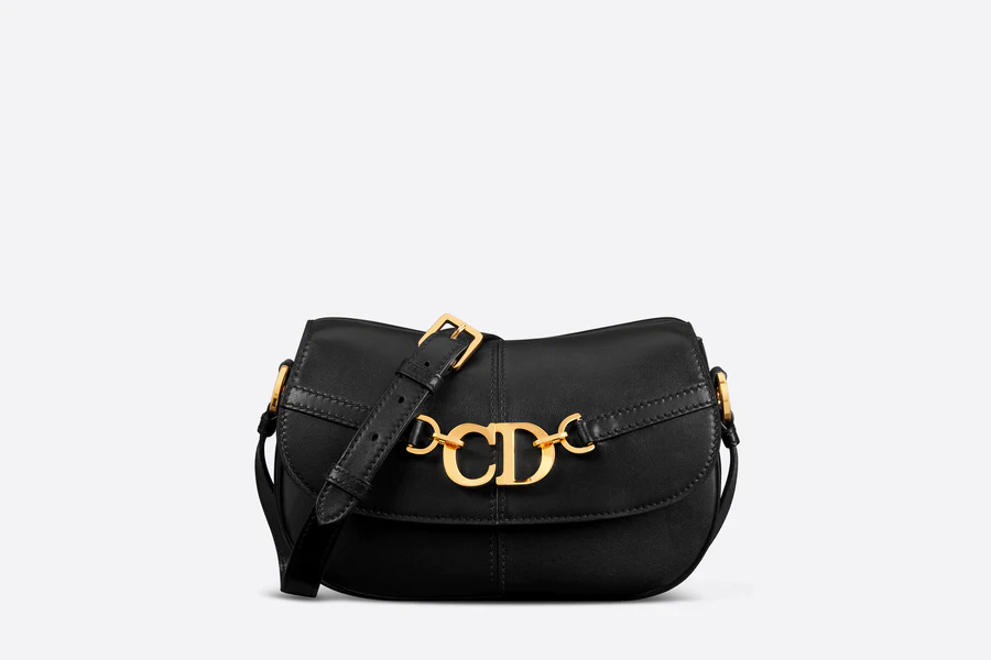 کیف رودوشی زنانه دیور مدل Black Calfskin